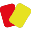 Logo - eine gelbe und eine rote Karte